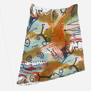 gideon oberson Abstract Patterned Skirt small